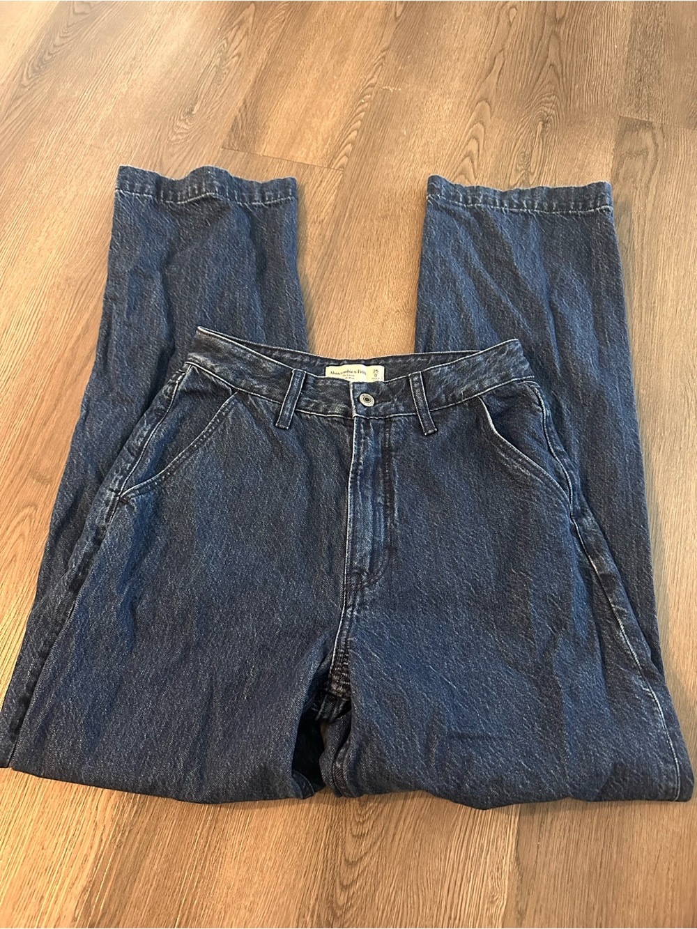 Abercrombie & fitch the loose high rise curve love jeans